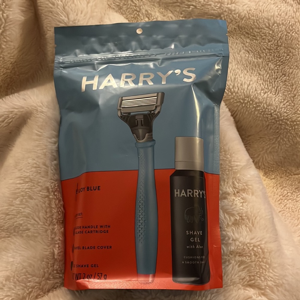 Harry’s of London Shave Starter Gift Set in Buoy Blue NWT